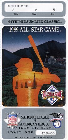 Lot #1824 Baseball: 1989 All Stars - Image 2