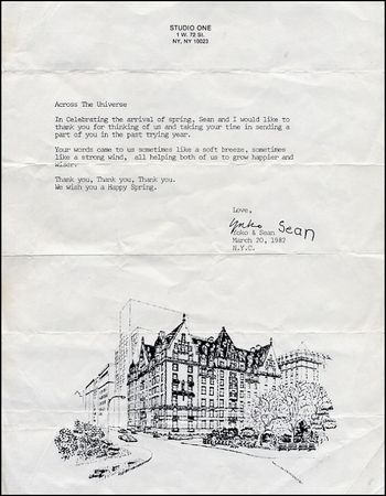 Lot #848 Yoko Ono - Image 3