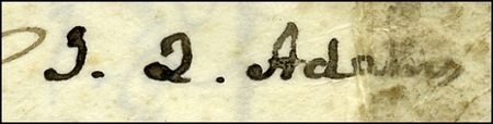 Lot #4 John Quincy Adams