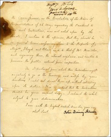 Lot #3 John Quincy Adams - Image 2