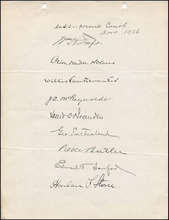 Lot #274 Supreme Court Justices - Image 1