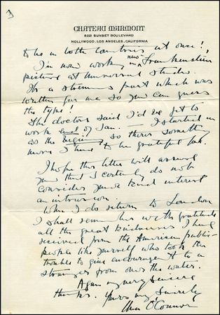 Lot #1182 Frankenstein: O’Connor, Una - Image 1