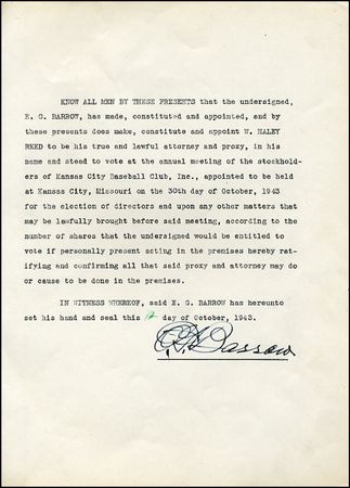 Lot #1791 Ed Barrow and George Weiss - Image 3