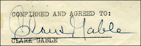 Lot #1189 Clark Gable - Image 1