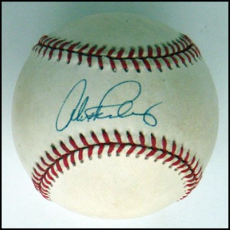 Lot #1958 Alex Rodriguez and Bob Gibson - Image 1