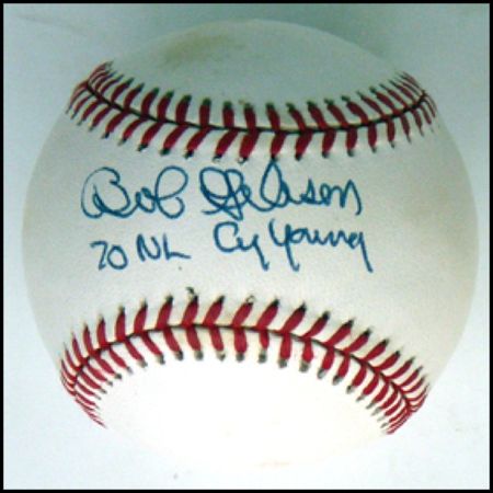 Lot #1958 Alex Rodriguez and Bob Gibson - Image 2