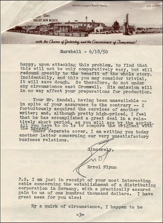 Lot #1175 Errol Flynn - Image 3