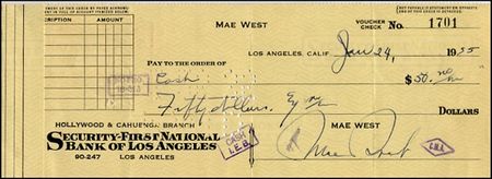 Lot #1742 Mae West - Image 1