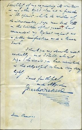 Lot #489 Charles Dickens - Image 1