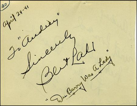 Lot #1766  Wizard of Oz Signatures - Image 2