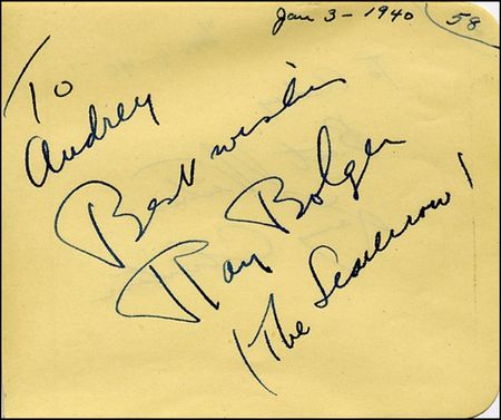 Lot #1766  Wizard of Oz Signatures - Image 3