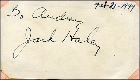 Lot #1766  Wizard of Oz Signatures - Image 4