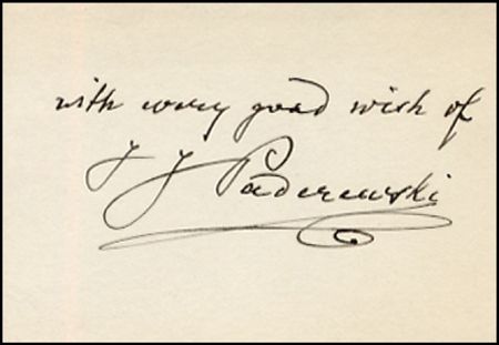 Lot #741 Jascha Heifetz and Ignace Paderewski - Image 1