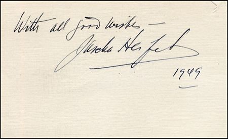 Lot #741 Jascha Heifetz and Ignace Paderewski - Image 2