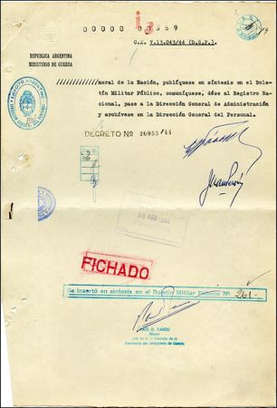 Lot #263 Eva and Juan Peron - Image 2