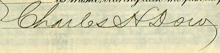 Lot #181 Charles H. Dow - Image 1