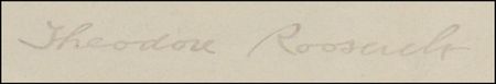 Lot #111 Theodore Roosevelt and William H. Taft - Image 1