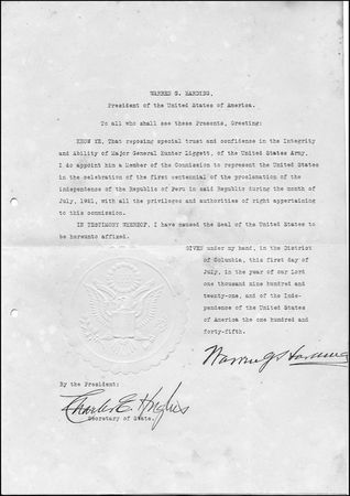 Lot #52 Warren G. Harding - Image 2
