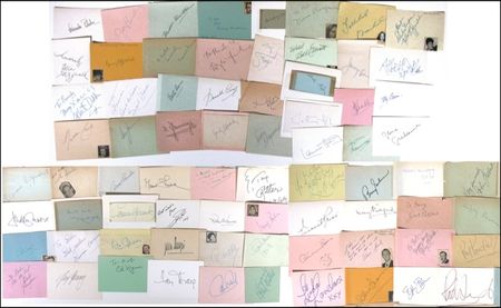 Lot #1072 Celebrity Signatures - Image 1