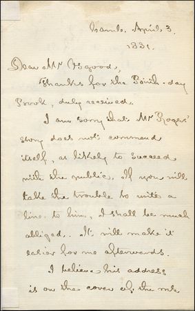 Lot #521 Henry Wadsworth Longfellow - Image 1