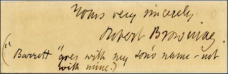 Lot #474 Robert Browning - Image 1
