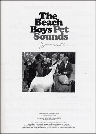 Lot #749 Beach Boys: Wilson, Brian - Image 1