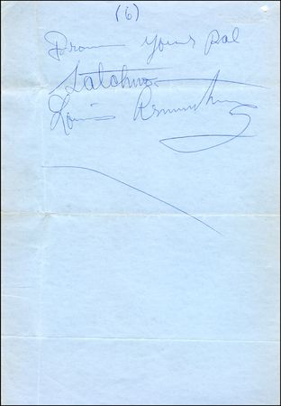 Lot #739 Louis Armstrong - Image 6