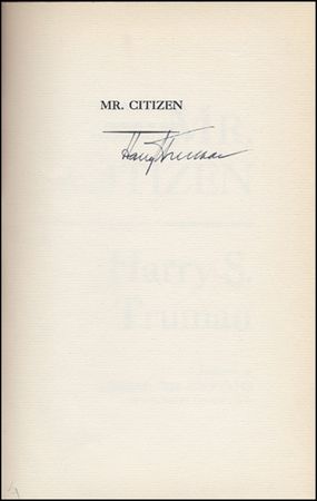 Lot #160 Harry S. Truman - Image 1