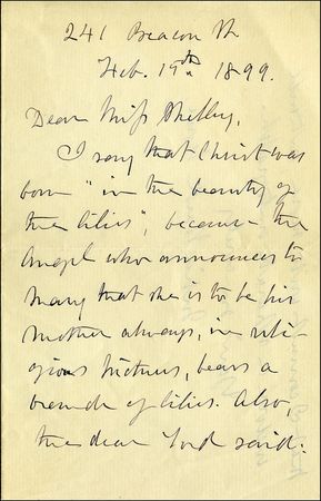 Lot #610 Julia Ward Howe - Image 3