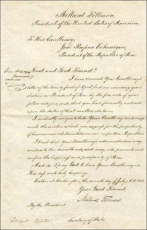 Lot #44 Millard Fillmore - Image 2