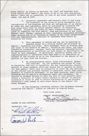 Lot #1415 George Lucas - Image 2