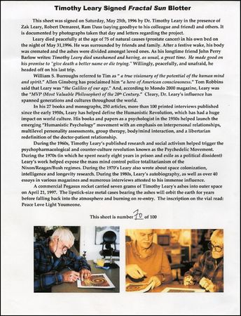 Lot #619 Timothy Leary - Image 2