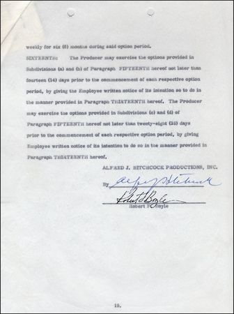 Lot #1297 Alfred Hitchcock - Image 2
