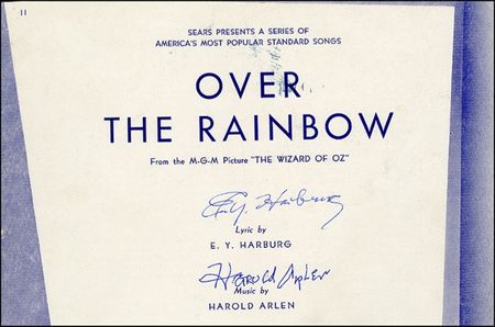 Lot #1714 Wizard of Oz: Harburg and Arlen - Image 1