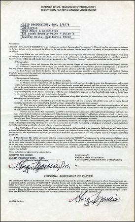 Lot #955 Actor Agreements - Image 4