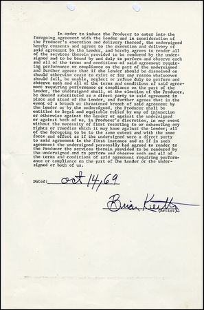 Lot #955 Actor Agreements - Image 5
