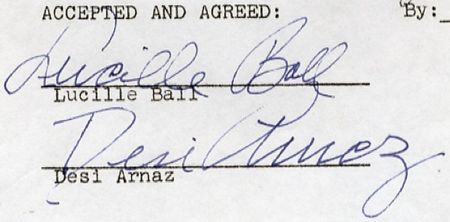 Lot #1001 Lucille Ball and Desi Arnaz - Image 1