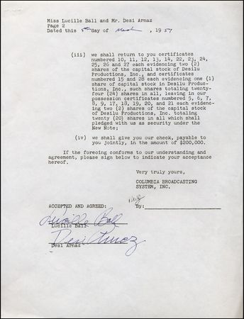 Lot #1001 Lucille Ball and Desi Arnaz - Image 2