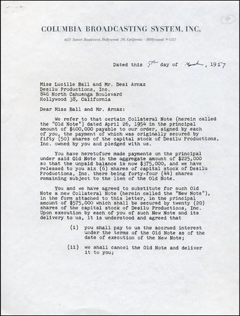 Lot #1001 Lucille Ball and Desi Arnaz - Image 3