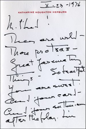 Lot #1286 Katharine Hepburn - Image 2