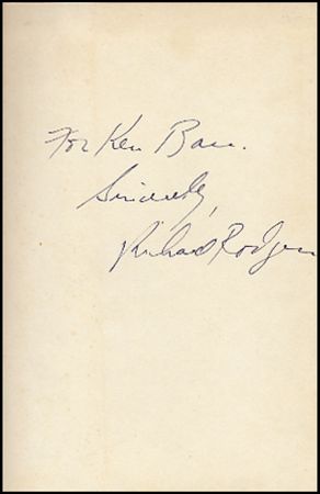 Lot #905 Richard Rodgers - Image 1