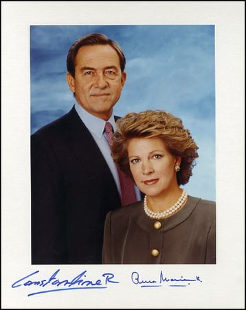 Lot #225 King Constantine and Queen Anne Marie - Image 1