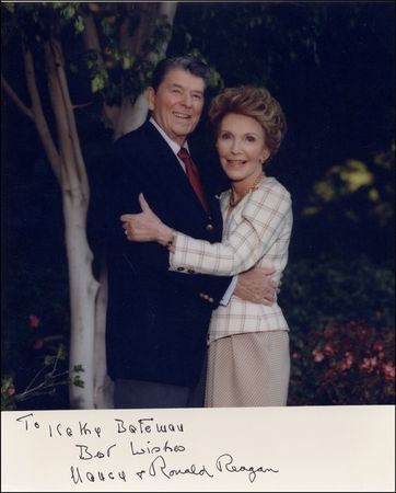 Lot #142 Ronald and Nancy Reagan - Image 1