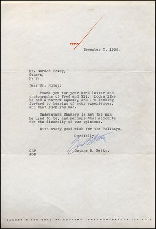 Lot #643 George Petty - Image 1