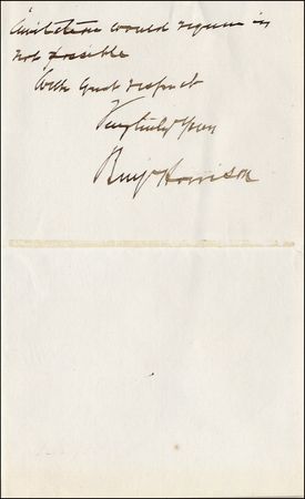 Lot #63 Benjamin Harrison - Image 2