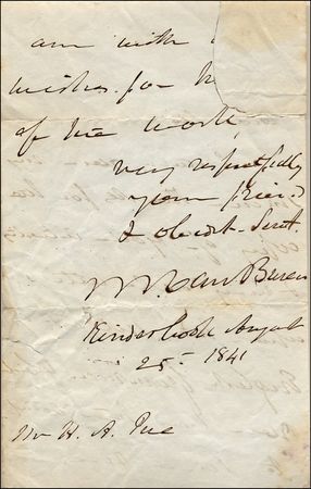 Lot #167 Martin Van Buren - Image 2
