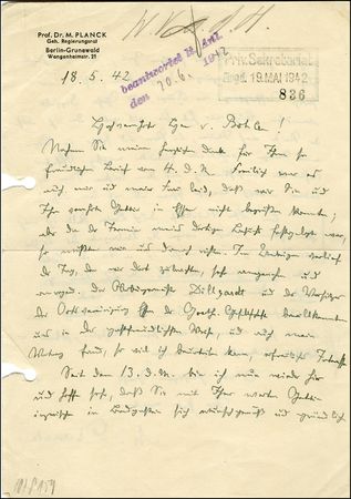 Lot #360 Max Planck - Image 1