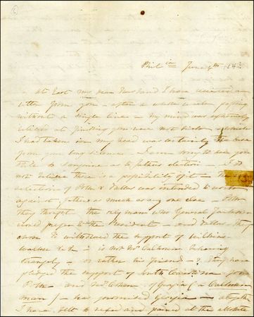Lot #165 John Tyler - Image 1