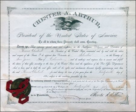 Lot #4 Chester A. Arthur - Image 2