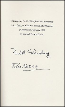 Lot #1581 Bud Schulberg and Elia Kazan - Image 1